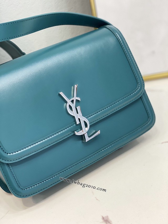 YSL专柜款女包 聖羅蘭經典款MONOGRAM金屬旋扣大號郵差包 YSL肩背斜挎包 634305  jjh1079